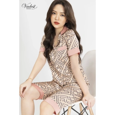 Đồ Ngủ Nữ VADESI Pijama Lửng Lụa Cao Cấp Mềm Mịn Thấm Hút Thoáng Mát Giá 279k 3