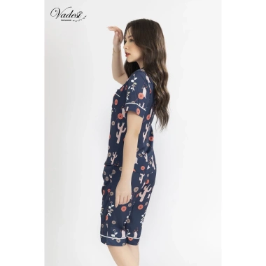 Đồ Ngủ Nữ VADESI Pijama Lửng Lụa Cao Cấp Mềm Mịn Thấm Hút Thoáng Mát Giá 279k 5