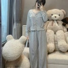 Đồ ngủ pijama cotton cổ tim áo túi ngực ren, croptop tiểu thư HCOM3.687 Xaiomimi – Giá 229k 3