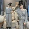 Đồ ngủ pijama cotton cổ tim áo túi ngực ren, croptop tiểu thư HCOM3.687 Xaiomimi – Giá 229k 5