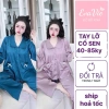 Đồ ngủ pijama EVAVIE tay lỡ chất lụa Latin mềm mại, giảm 22% chỉ 189.000₫
