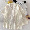 Đồ ngủ pyjama cộc tay nhiều họa tiết nữ, giảm còn 124.500₫, thoải mái tại nhà 10