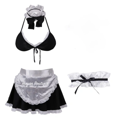 Đồ ngủ sexy cosplay hầu gái CP2 - Váy ngủ gợi cảm, giúp việc tinh tế, giá chỉ 135.000₫