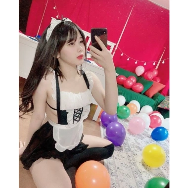 Đồ ngủ sexy cosplay hầu gái kèm bờm CP1 - Váy ngủ gợi cảm, giá ưu đãi 172k 6