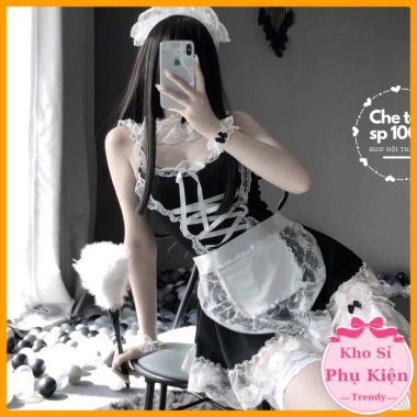 Đồ ngủ sexy Cosplay hầu gái - Váy ngủ quyến rũ, gợi cảm nữ E1.226, chỉ 142.000 VND