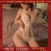 Đồ ngủ sexy, váy ngủ gợi cảm – Đầm ren mềm xuyên thấu xẻ sau, quyến rũ 95.000 VND 6