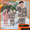 Đồ ngủ trẻ em dày, giản dị, thời trang, thoải mái - Bộ đồ Tết bé gái siêu mềm, giảm giá, chỉ 190.026 VND
