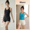 Đồ Tập Gym Croptop Nữ Đan Dây Tay Thun Co Giãn 4 Chiều Dáng Ôm Thấm Hút Mồ Hôi - 290k 3