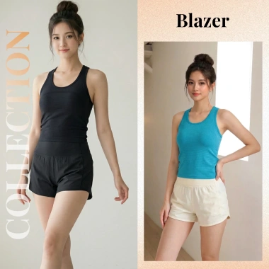 Đồ Tập Gym Croptop Nữ Đan Dây Tay Thun Co Giãn 4 Chiều Dáng Ôm Thấm Hút Mồ Hôi - 290k 3