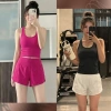 Đồ Tập Gym Croptop Nữ Đan Dây Tay Thun Co Giãn 4 Chiều Dáng Ôm Thấm Hút Mồ Hôi - 290k 6