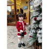 Đồ Tết bé gái Set len thừng mềm mại đính nơ - Chân váy len đỏ Noel 10-30kg - 169.000đ Tiệm Nhà Sam 8