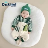 Đồ Tết Dakimi bé 0-12M – Body dài tay sơ sinh zip lông ấm áp, chỉ 148.800 VND 8