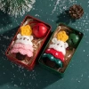 Đồ trang trí Giáng sinh len dệt: Cây Santa, vòng hoa Claus, quà bé - 165.176₫ 3