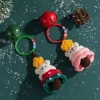 Đồ trang trí Giáng sinh len dệt: Cây Santa, vòng hoa Claus, quà bé - 165.176₫ 5