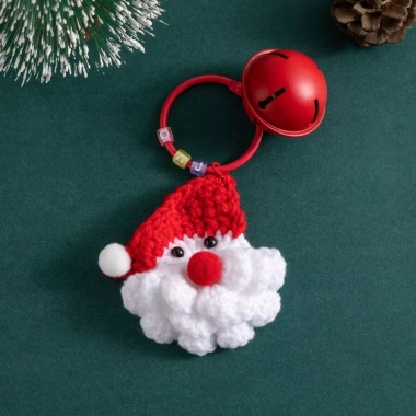 Đồ trang trí Giáng sinh len dệt: Cây Santa, vòng hoa Claus, quà bé - 165.176₫