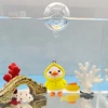 Đồ trang trí hồ cá mini nhựa chống nước - Vịt vàng nổi trên nước, đẹp bền, giá 145.551 VND 6