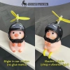 Đồ trang trí lợn gió dễ thương cho ô tô điện, xe máy và xe đạp - Giá 17.710₫ 4
