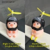 Đồ trang trí lợn gió dễ thương cho ô tô điện, xe máy và xe đạp - Giá 17.710₫ 10