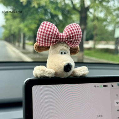 Đồ trang trí nội thất ô tô chó con búp bê màn hình và bảng điều khiển trung tâm phụ kiện YTH 43.035 VND 5