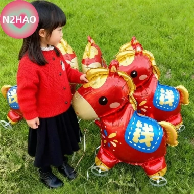 Đồ Trang Trí Sinh Nhật Ngựa 3D Đứng Nhôm – Phim Bóng, Bánh Xe, Động Vật N2HAO 2.026 Đồ Trang Trí Sinh Nhật Ngựa 3D Đứng Nhôm – Phim Bóng, Bánh Xe, Động Vật N2HAO 2.026