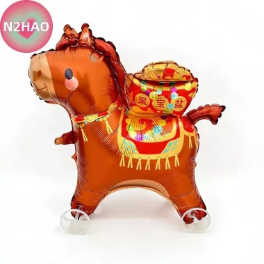Đồ Trang Trí Sinh Nhật Ngựa 3D Đứng Nhôm – Phim Bóng, Bánh Xe, Động Vật N2HAO 2.026 3 Đồ Trang Trí Sinh Nhật Ngựa 3D Đứng Nhôm – Phim Bóng, Bánh Xe, Động Vật N2HAO 2.026 3