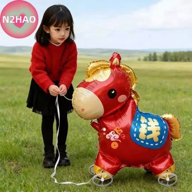 Đồ Trang Trí Sinh Nhật Ngựa 3D Đứng Nhôm – Phim Bóng, Bánh Xe, Động Vật N2HAO 2.026 4 Đồ Trang Trí Sinh Nhật Ngựa 3D Đứng Nhôm – Phim Bóng, Bánh Xe, Động Vật N2HAO 2.026 4