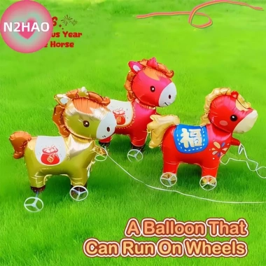 Đồ Trang Trí Sinh Nhật Ngựa 3D Đứng Nhôm – Phim Bóng, Bánh Xe, Động Vật N2HAO 2.026 5 Đồ Trang Trí Sinh Nhật Ngựa 3D Đứng Nhôm – Phim Bóng, Bánh Xe, Động Vật N2HAO 2.026 5