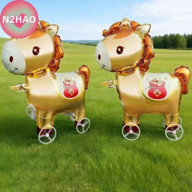 Đồ Trang Trí Sinh Nhật Ngựa 3D Đứng Nhôm – Phim Bóng, Bánh Xe, Động Vật N2HAO 2.026 7 Đồ Trang Trí Sinh Nhật Ngựa 3D Đứng Nhôm – Phim Bóng, Bánh Xe, Động Vật N2HAO 2.026 7