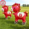 Đồ Trang Trí Sinh Nhật Ngựa 3D Đứng Nhôm – Phim Bóng, Bánh Xe, Động Vật N2HAO 2.026 8