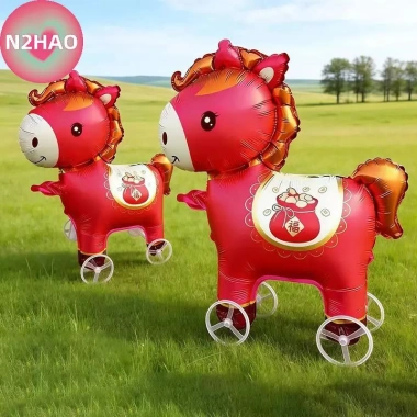 Đồ Trang Trí Sinh Nhật Ngựa 3D Đứng Nhôm – Phim Bóng, Bánh Xe, Động Vật N2HAO 2.026 8 Đồ Trang Trí Sinh Nhật Ngựa 3D Đứng Nhôm – Phim Bóng, Bánh Xe, Động Vật N2HAO 2.026 8