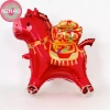 Đồ Trang Trí Sinh Nhật Ngựa 3D Đứng Nhôm – Phim Bóng, Bánh Xe, Động Vật N2HAO 2.026 12