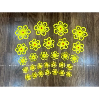 Đồ Trang Trí Tết Xốp Hoa Đào, Hoa Mai, Chim Én - Treo Nhà, Chúc Mừng Năm Mới, Giá 37.5k