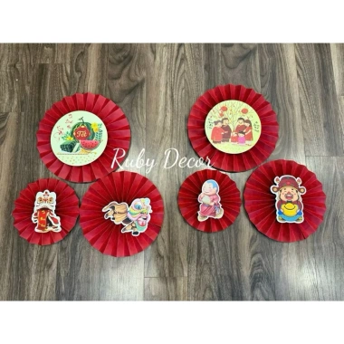 Đồ Trang Trí Tết Xốp Hoa Đào, Hoa Mai, Chim Én - Treo Nhà, Chúc Mừng Năm Mới, Giá 37.5k