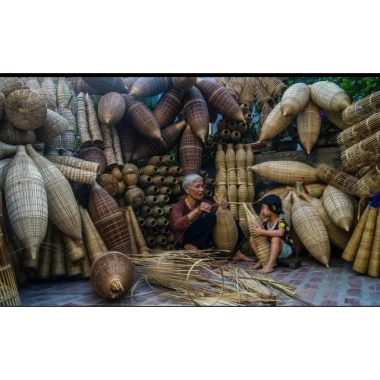 Đó tre trang trí Tết - Hàng cứng đẹp làng nghề, giá chỉ 40.000đ giảm từ 52.000đ 2