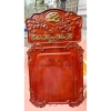 Đốc lịch gỗ xoan đào nguyên khối - Đục khắc hoa đào tết đẹp, may mắn đầu năm - 197.500₫ 3