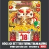 Đốc Lịch Mã Đáo Thành Công 2.026 Bính Ngọ - Tranh Thần Tài Treo Tết Trang Trí, Tráng Gương, Giá chỉ 225.000đ 2
