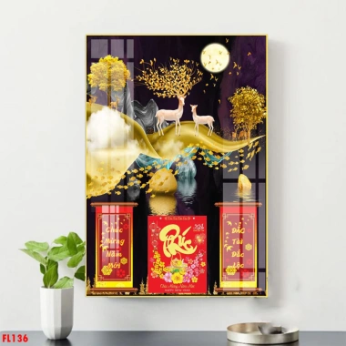 Đốc Lịch Treo Tường Năm Mới 2.026 - Tranh Tráng Gương Phủ Bóng Laminute Trang Trí Tết 8