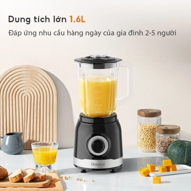Độc quyền Shopee Máy xay sinh tố Gaabor JM-16M02A 500W Đen 3 cối 1.6L Giá chỉ 999.500₫ 3