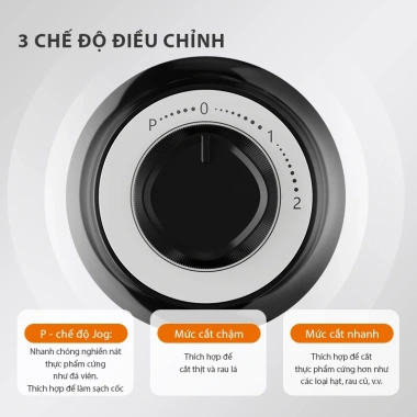 Độc quyền Shopee Máy xay sinh tố Gaabor JM-16M02A 500W Đen 3 cối 1.6L Giá chỉ 999.500₫ 4