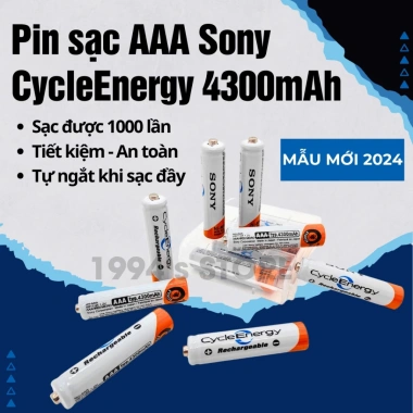 Dock sạc Sony đa năng 8 pin AAA 3A/AA 2A - Sạc nhanh, tự ngắt, LED báo, chỉ 95.000₫