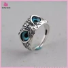 Đôi Mắt Cá Tính Hình Cú Nhẫn Thời Trang Vintage Trang Sức Dự Tiệc Quà Tặng Mới 2