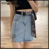 Đôi Nhẫn Khóa Cá Tính Cao Bồi Thắt Lưng Vải Y2K Phù Hợp Quần Jean, Phụ Kiện Hot 3