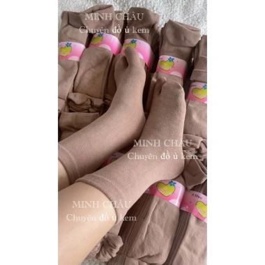 Đôi tắt cotton lót lông ủ kem, chống nắng, co giãn 4 chiều - Giá chỉ 54.000đ