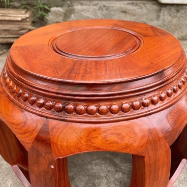 Đôn đế trống đa năng gỗ hương - Hàng dày, chịu tải tốt, kê đồ phong thủy, giảm 679k 2