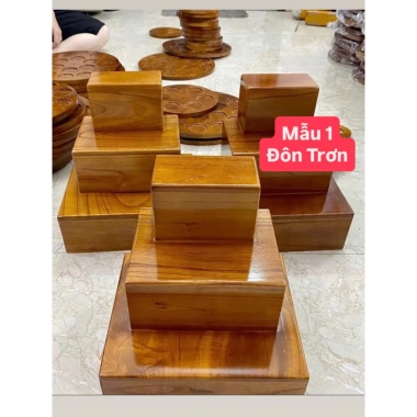 Đôn gỗ 3 tầng tam cấp - Tháp bày bia, rượu, nước ngọt, bánh - Giá ưu đãi 150,500đ 2 Đôn gỗ 3 tầng tam cấp - Tháp bày bia, rượu, nước ngọt, bánh - Giá ưu đãi 150,500đ 2