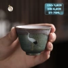 Dòng Chén Men Cổ Nhà Tống Vẽ Tay Hoàng Đan - Gốm Trà Đạo Cao Cấp, Quà Tặng 38k 10