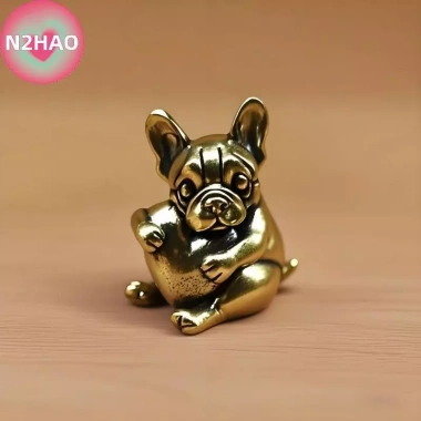 Đồng Chó Pug Phong Thủy - Tượng Trang Trí Bàn Trà, Bộ Sưu Tập Giá 90.420 VND 2