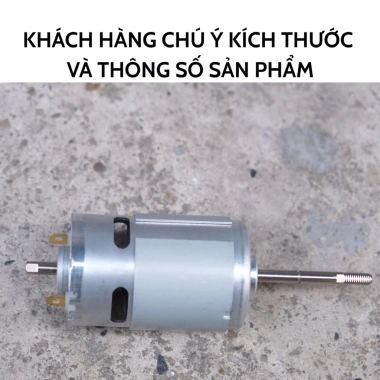 Động cơ DC 775 21V công suất cao - Thay thế máy thổi lá pin, giá chỉ 180.000₫ 2
