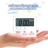 Đồng hồ báo thức nấu ăn kỹ thuật số, hẹn giờ học ngủ, di động, có nam châm và chân đế - Giá chỉ 24.000 VND 5