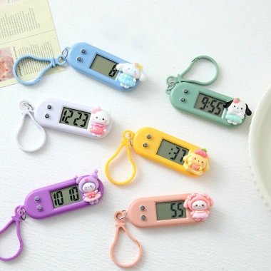 Đồng hồ bỏ túi điện tử hoạt hình mini dễ thương cho học sinh - Đồng hồ bấm giờ im lặng, giá chỉ 17.510 VND 7